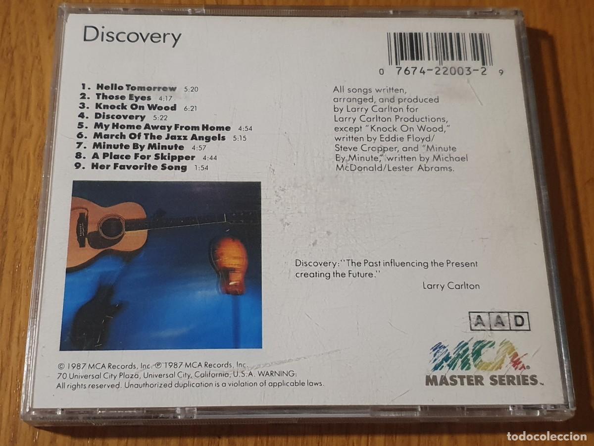 CDs de m&uacute;sica: CD Larry Carlton&nbsp;&ndash;&nbsp;Discovery - 1987 - Foto 3