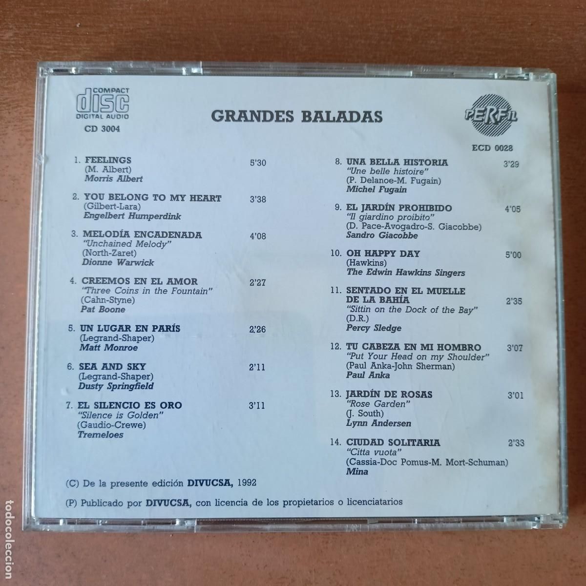 CDs de m&uacute;sica: Grandes Baladas - CD - Foto 2