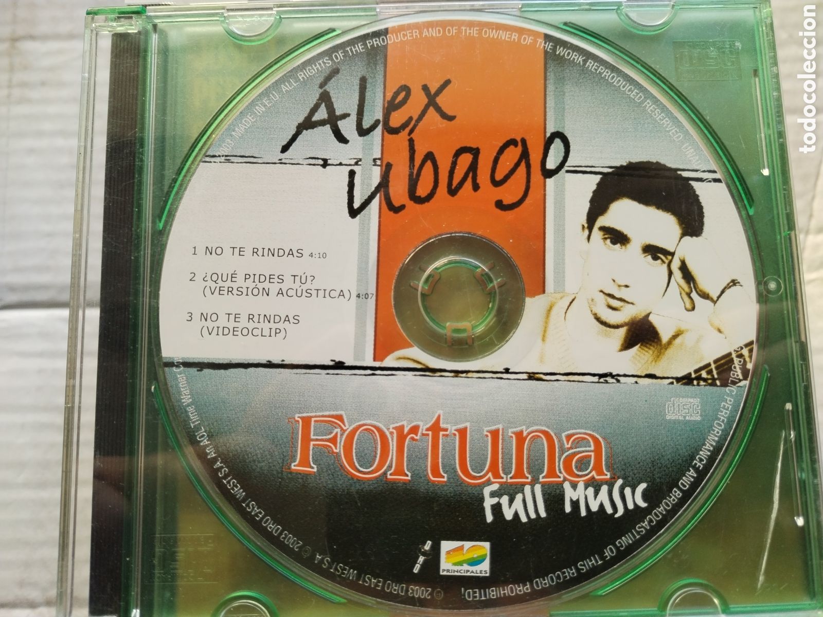 CDs de m&uacute;sica: CD ALEX UBAGO SINGLE 3 TEMAS - Foto 1