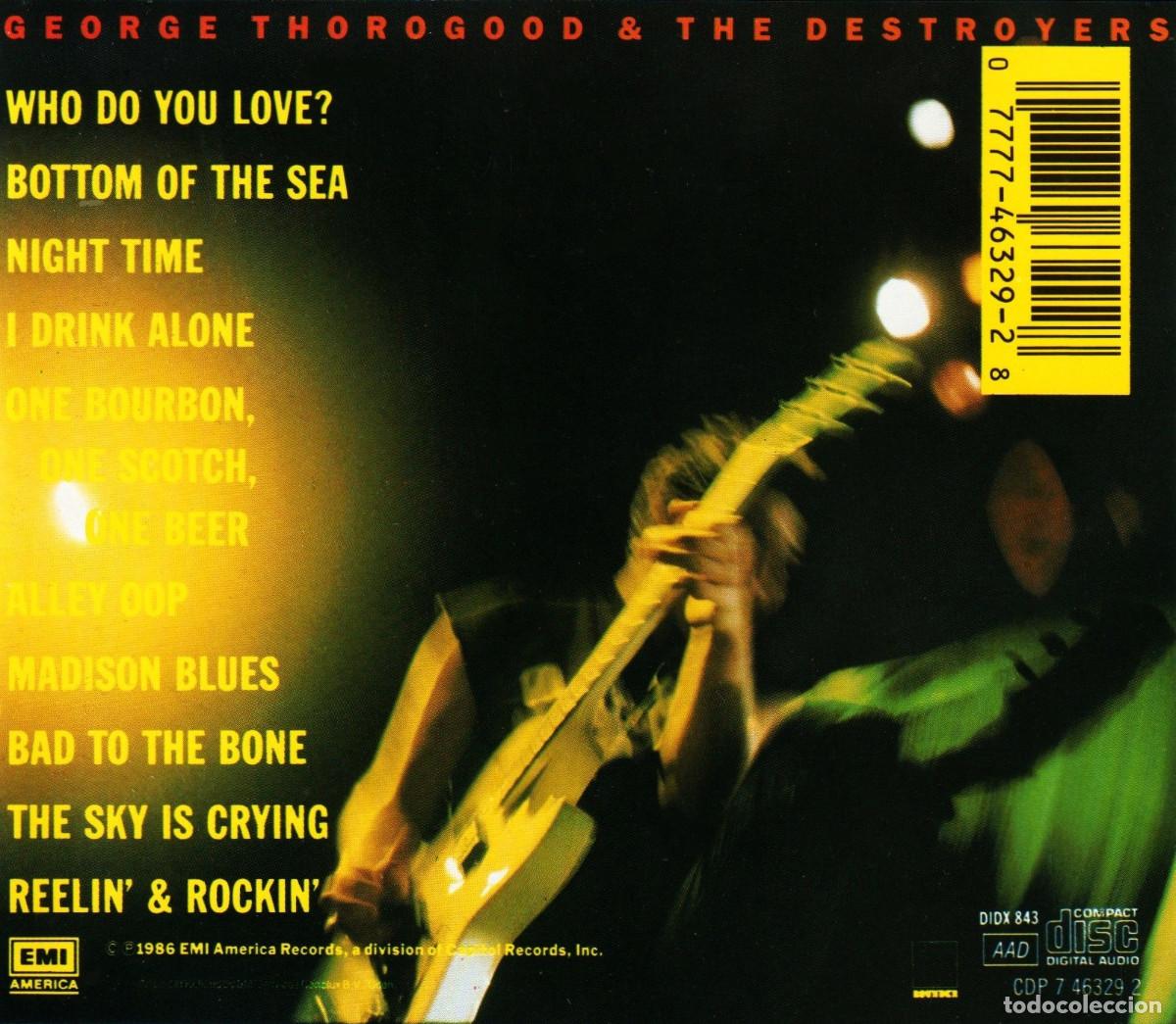 CDs de m&uacute;sica: �H1022 - GEORGE THOROGOOD. LIVE. CD. - Foto 2