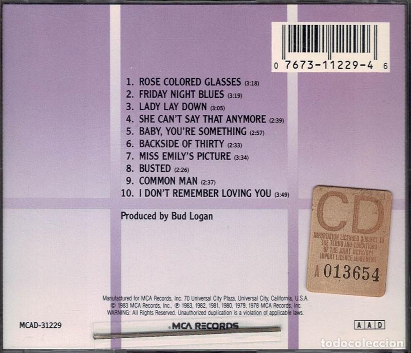 CDs de m&uacute;sica: John Conlee - John Conlees Greatest Hits. CD - Foto 2