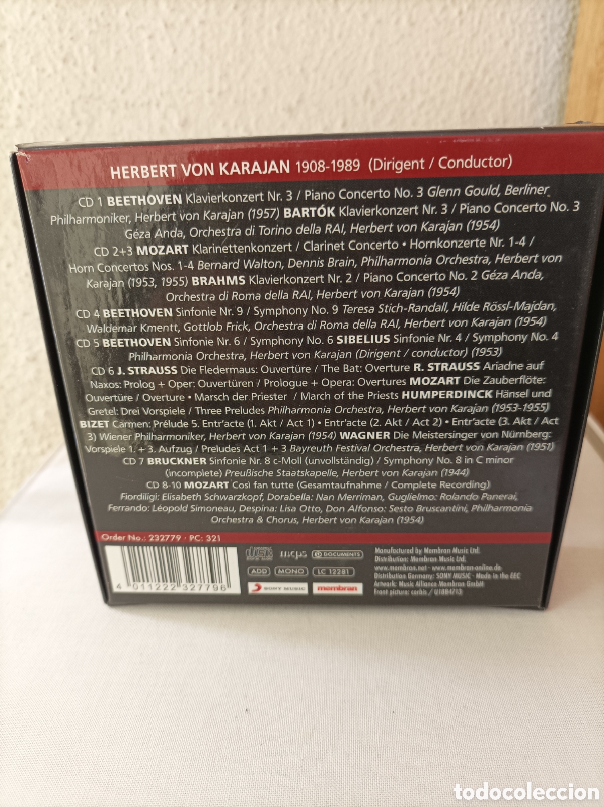 CDs de m&uacute;sica: Karajan 10 cd-set caja - Foto 2