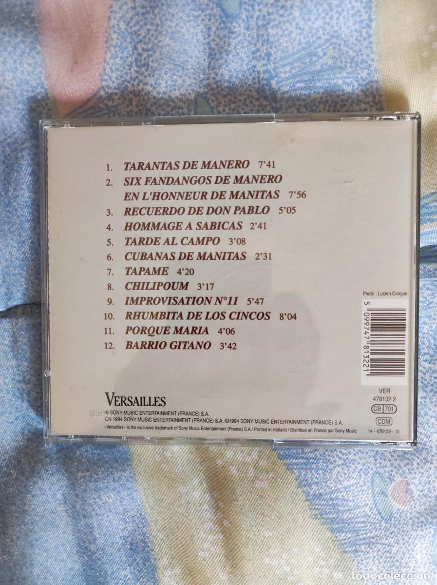 CDs de m&uacute;sica: Manitas De Plata &ndash; Libres Como El Viento cd - Foto 2
