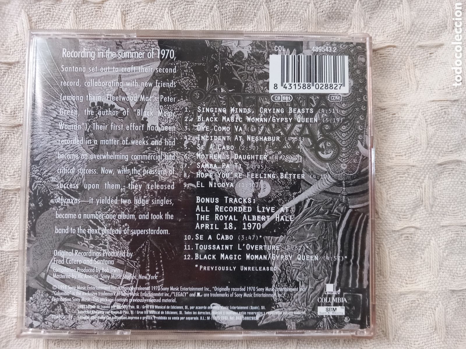 CDs de m&uacute;sica: Santana. CD Abraxas. - Foto 4