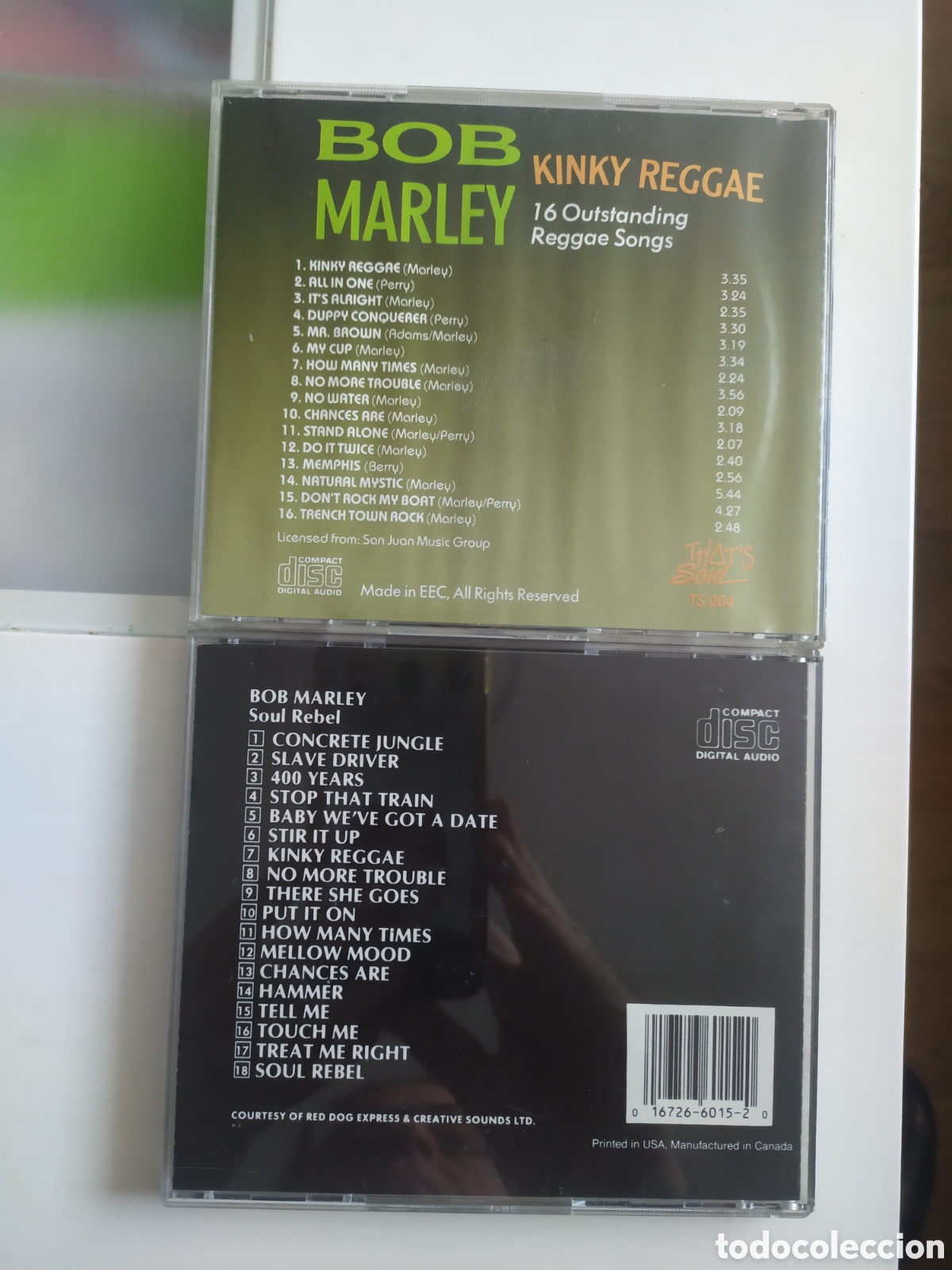 CDs de m&uacute;sica: Lote 2 CDs Bob Marley - Foto 2
