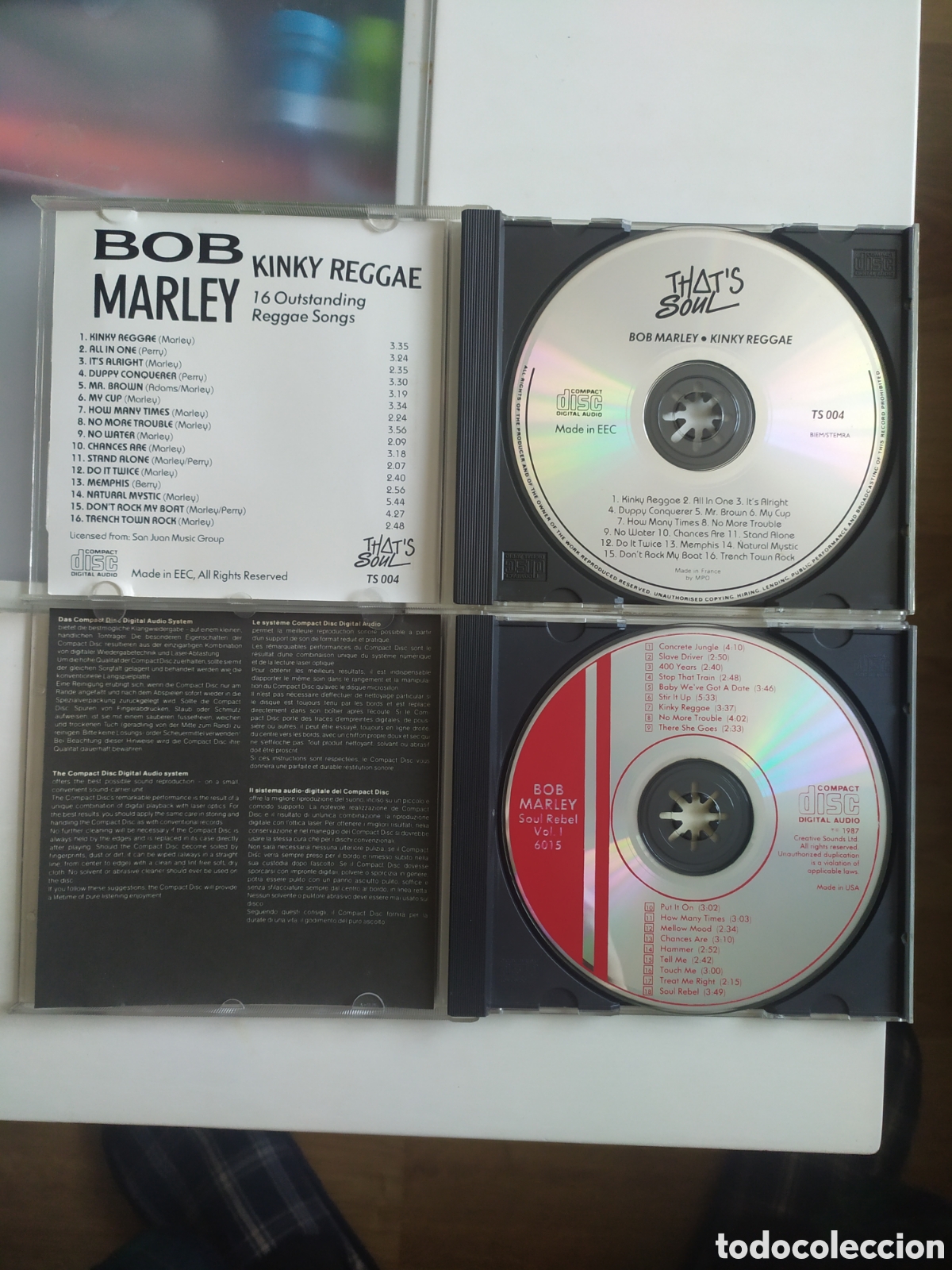 CDs de m&uacute;sica: Lote 2 CDs Bob Marley - Foto 3