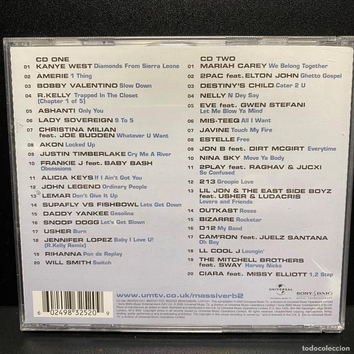 CDs de m&uacute;sica: Various - Massive R&B Volume 2 - The Diamond Edition (2xCD) - Foto 2