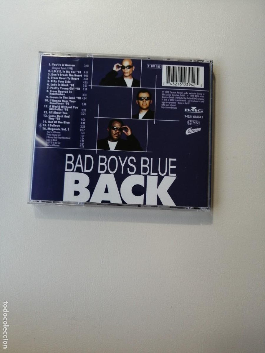 CDs de m&uacute;sica: Cd BAD BOYS BLUE BACK - Foto 4