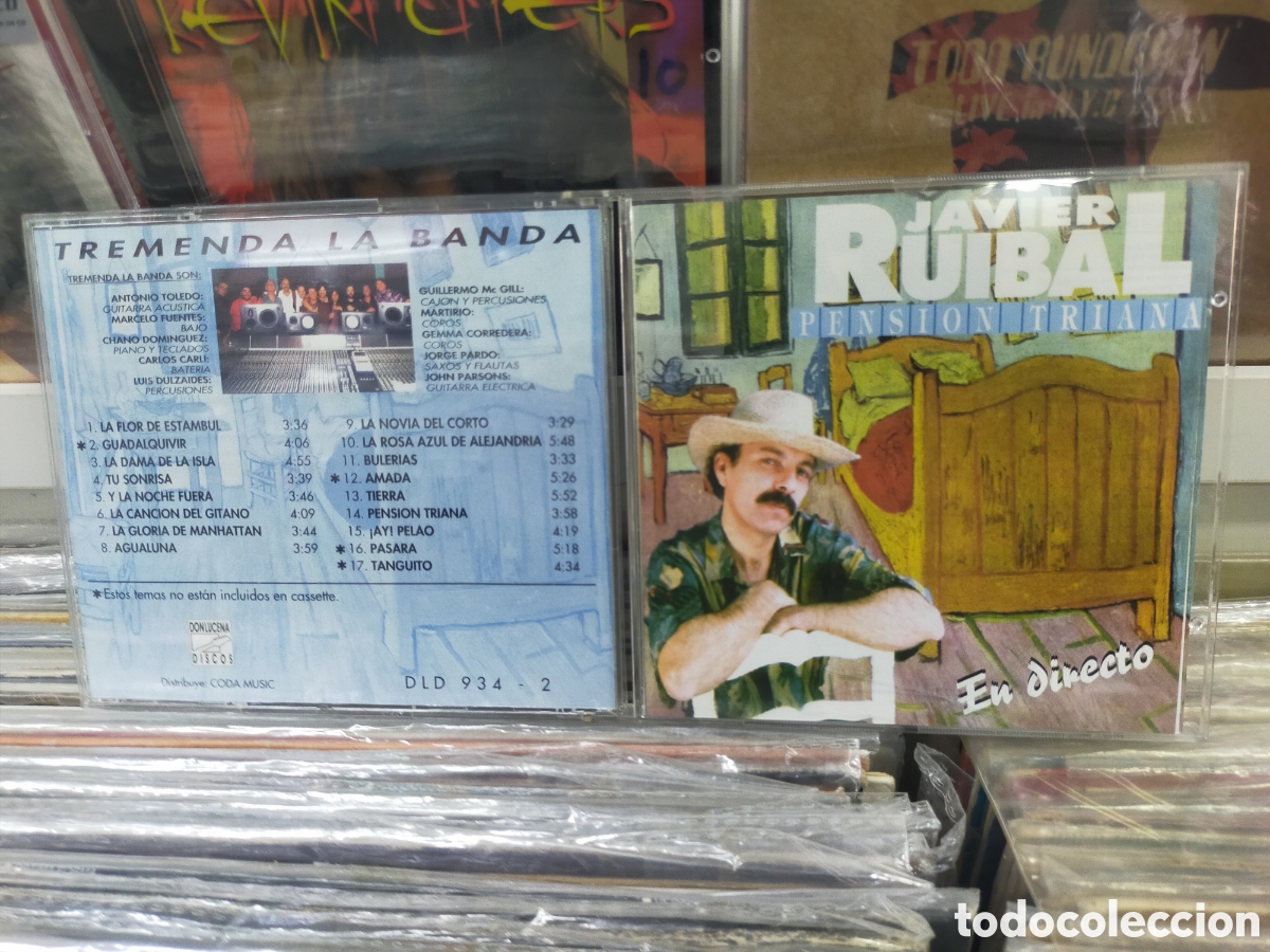 CDs de m&uacute;sica: Javier ruibal cd pensi&oacute;n Triana 1994 - Foto 1