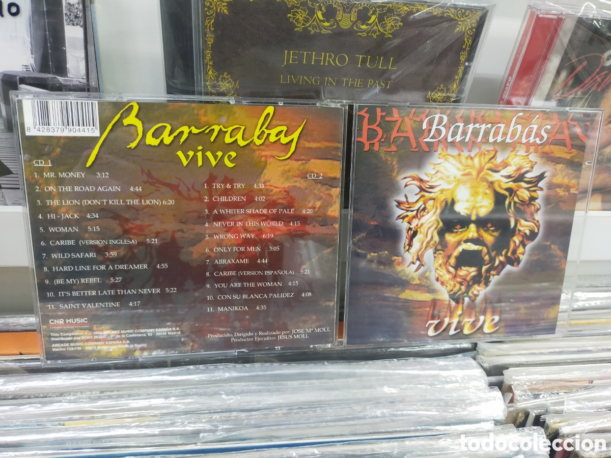 CDs de m&uacute;sica: Barrabas vive doble CD 1999 - Foto 1