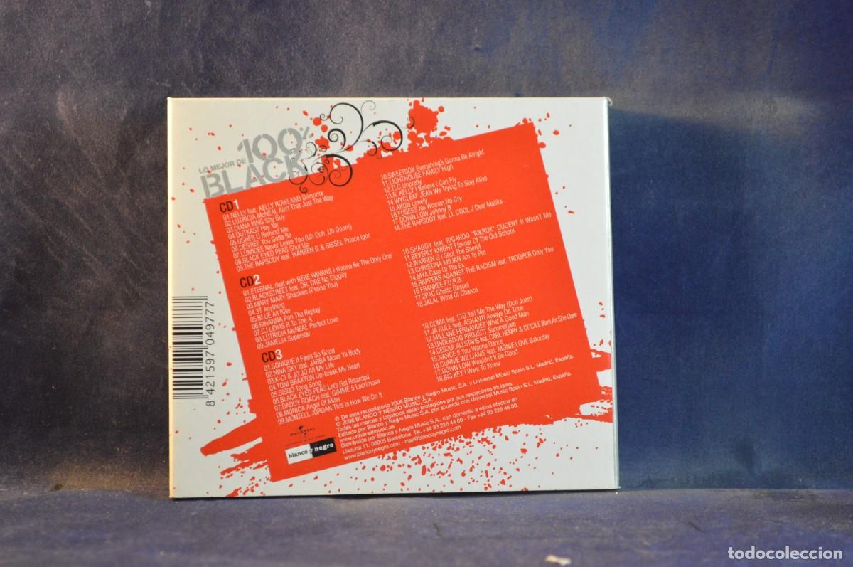 CDs de m&uacute;sica: VARIOUS &ndash; LO MEJOR DE 100% BLACK - 3 CD - Foto 2