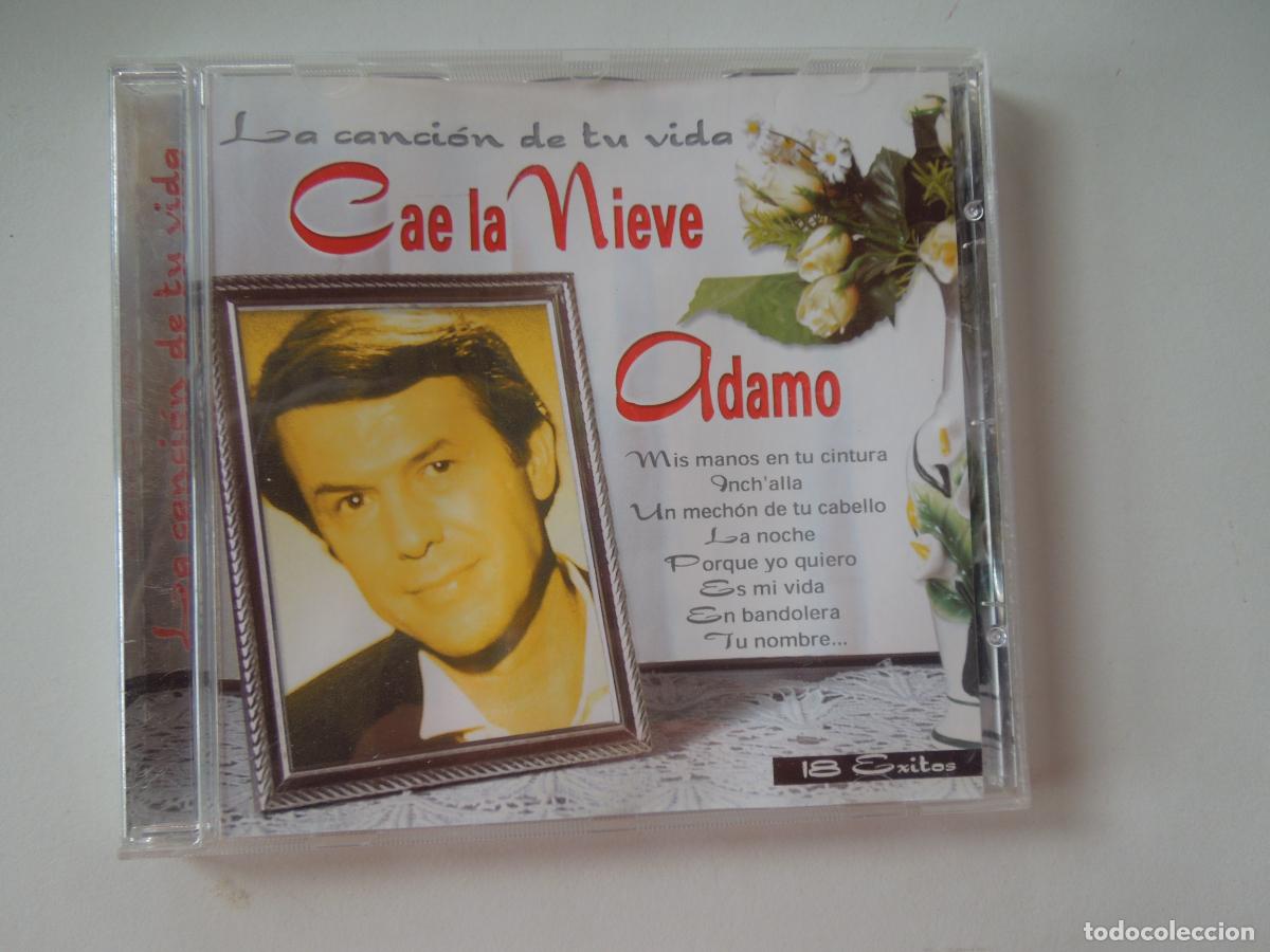 CDs de m&uacute;sica: ADAMO - CAE LA NIEVE - 18 EXITOS - CD 2005 - Foto 1