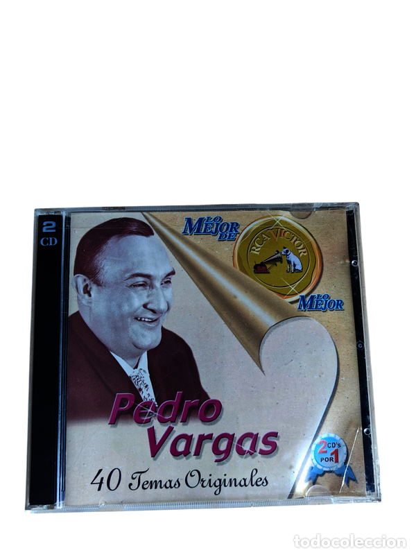 CDs de m&uacute;sica: SCD195 Pedro Varagas, 40 temas originales CD SEGUNDA MANO