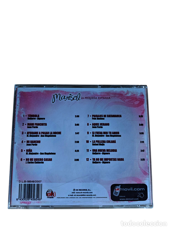 CDs de m&uacute;sica: SCD196 Marisol CD SEGUNDA MANO - Foto 2