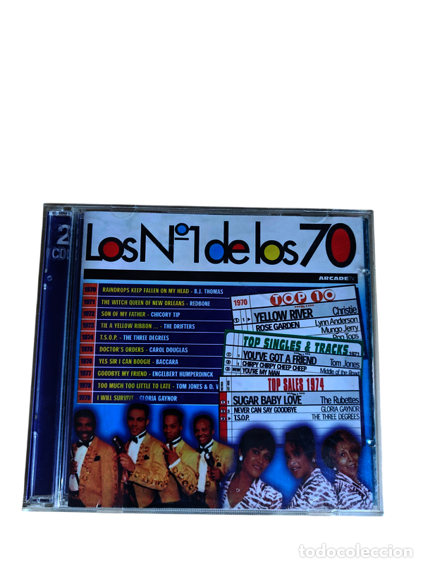 Music CDs: SCD196 Los numeros 1 de los 70 CD SEGUNDA MANO