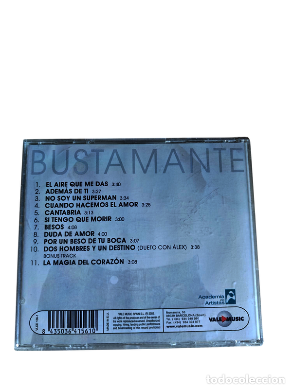 CDs de m&uacute;sica: SCD196 Bustamante CD SEGUNDA MANO - Foto 2