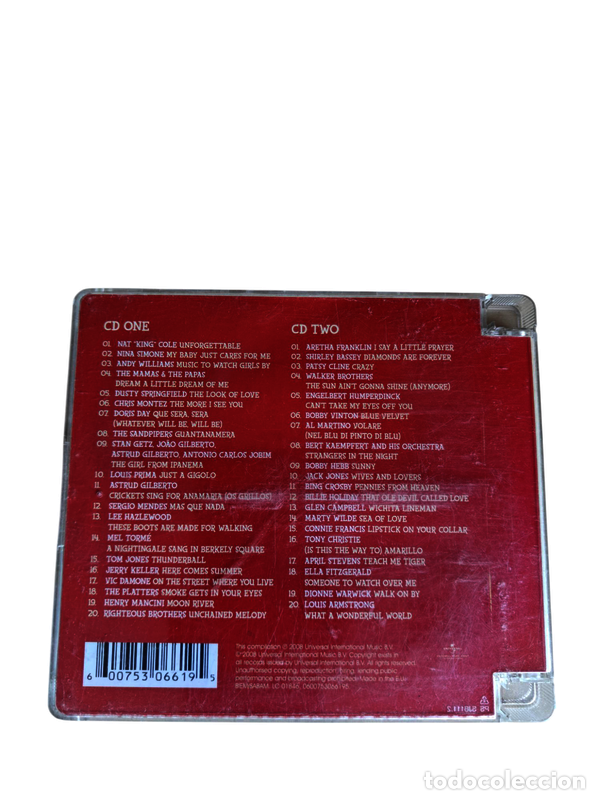 CDs de m&uacute;sica: SCD35 Unforgettable CD SEGUNDA MANO - Foto 2