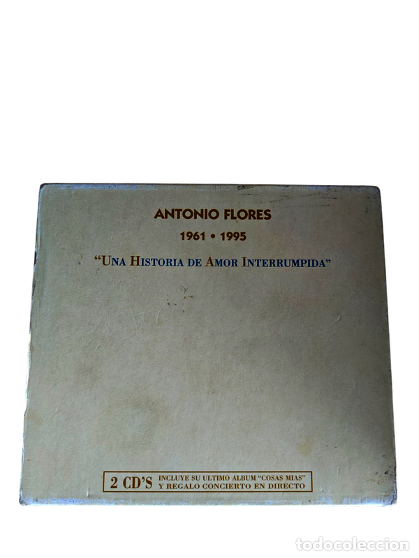 CDs de M&uacute;sica: SCD36 Antonio Flores 2cds 1961-1995, cosas mias CD SEGUNDA MANO
