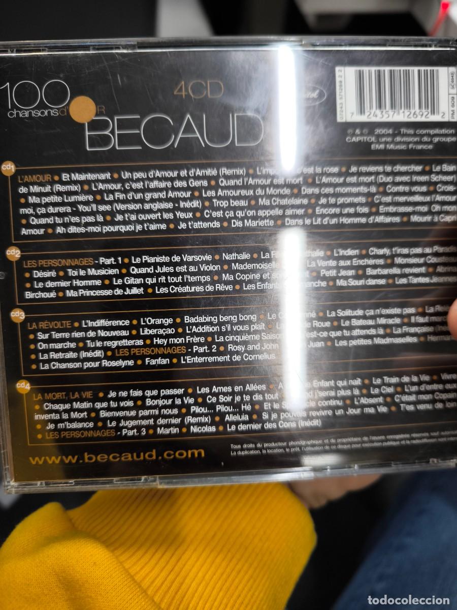 CDs de m&uacute;sica: 4CD GILBERT BECAUD RECOPILATORIO 100 CANCIONES - Foto 2