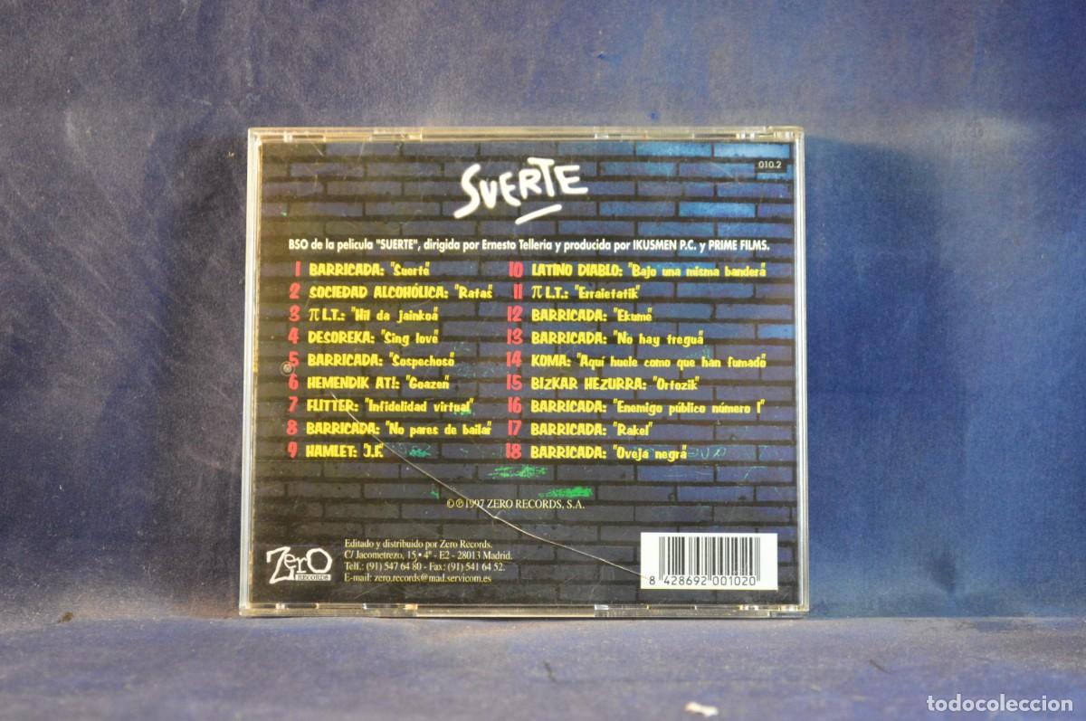 CDs de m&uacute;sica: VARIOUS &ndash; SUERTE (BANDA SONORA ORIGINAL) - CD - Foto 2