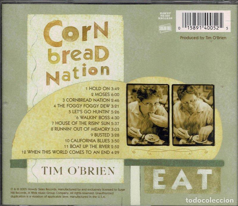 CDs de m&uacute;sica: Tim OBrien - Cornbread Nation. CD - Foto 2