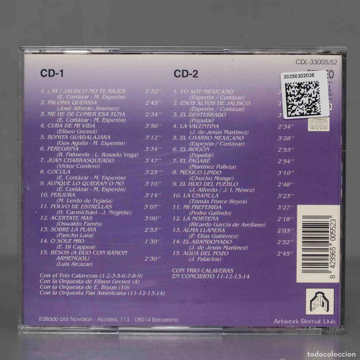 CDs de m&uacute;sica: CD. Jorge Negrete &ndash; Sus 30 Mejores &Eacute;xitos - Foto 2