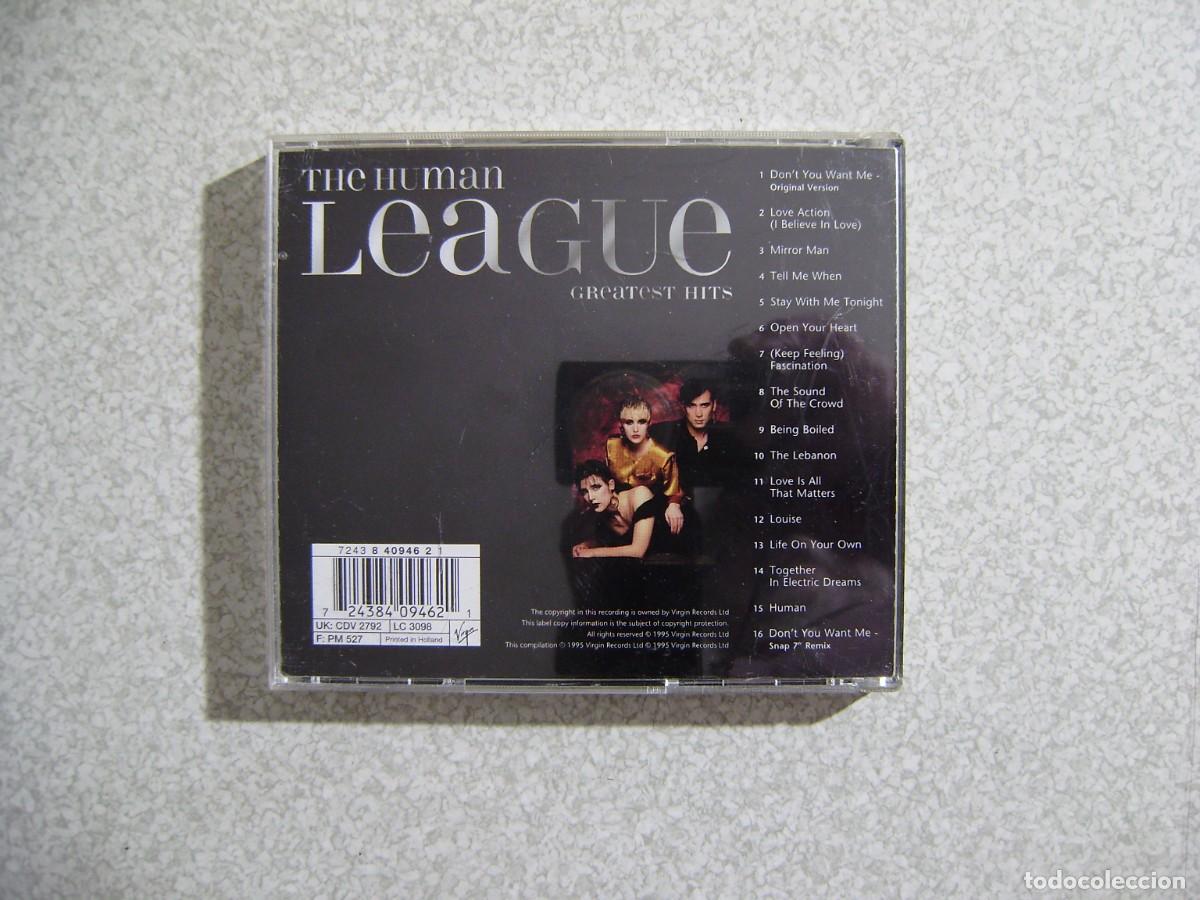 CDs de m&uacute;sica: THE HUMAN LEAGUE.GREATEST HITS - Foto 2