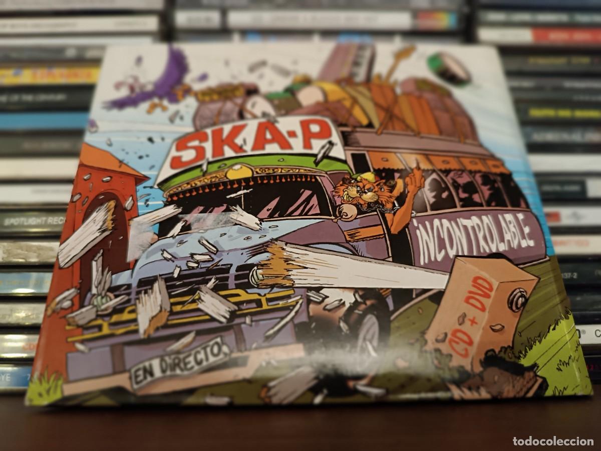 CDs de m&uacute;sica: Ska-P &lrm;&ndash; Incontrolable En Directo-cd+dvd - Foto 1