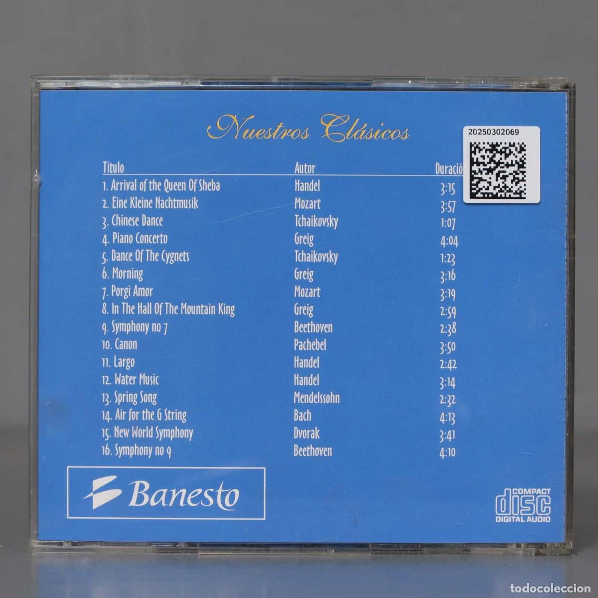 CDs de m&uacute;sica: CD. NUESTROS CLASICOS BANESTO - Foto 2