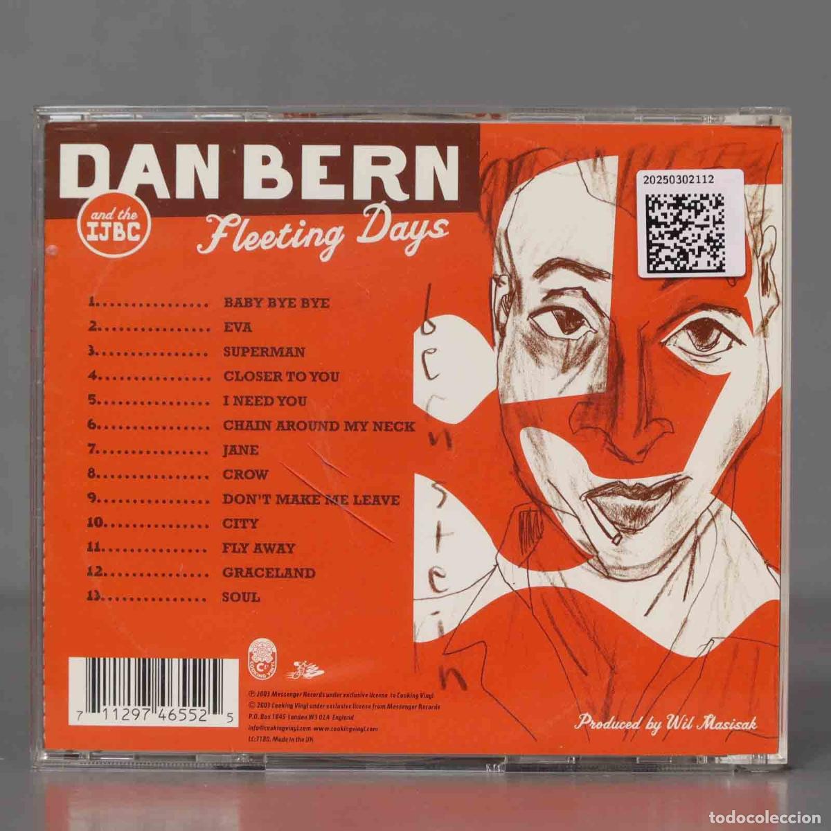 CDs de m&uacute;sica: CD. Dan Bern and The IJBC &ndash; Fleeting Days - Foto 2