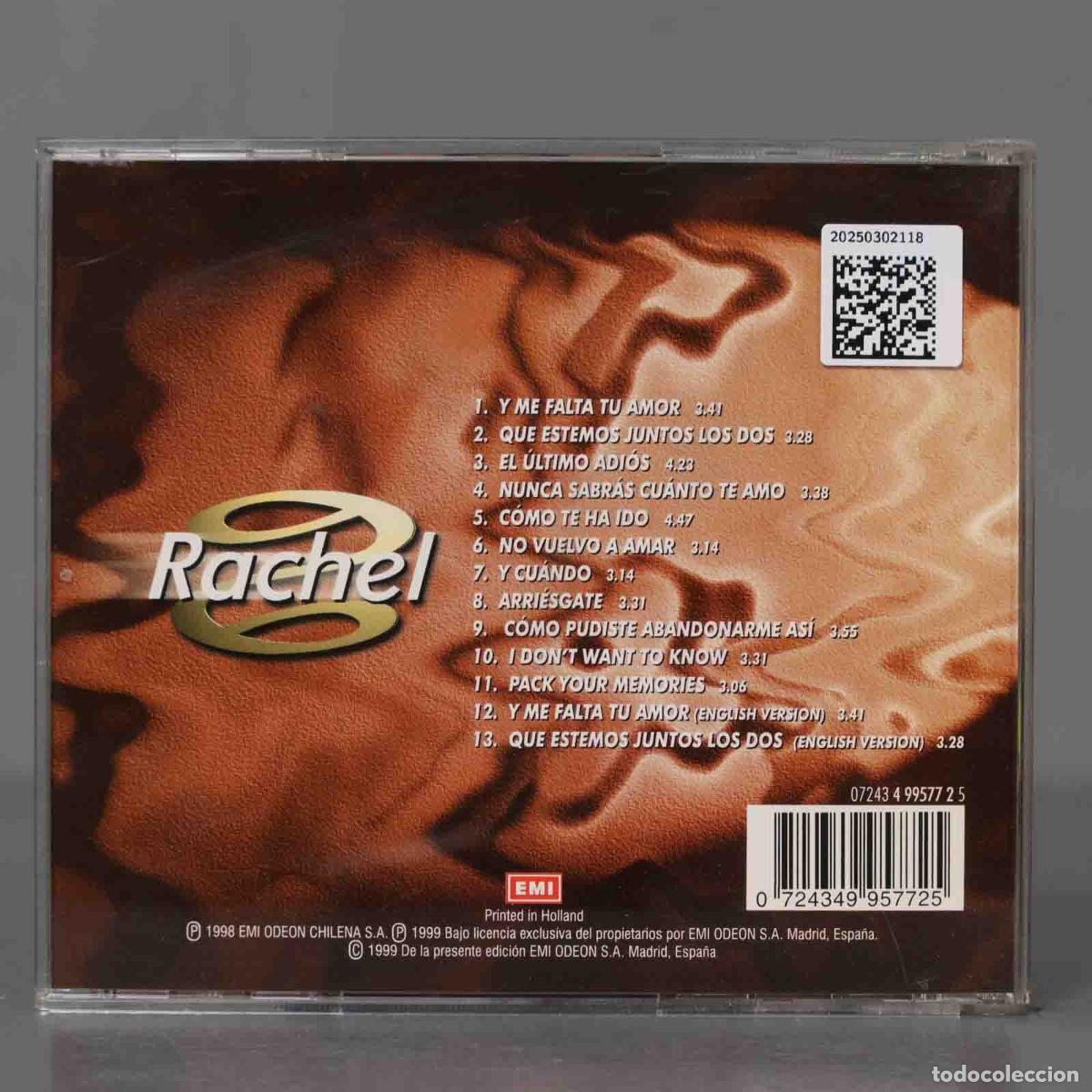 CDs de m&uacute;sica: CD. Rachel &ndash; Rachel EMI - Foto 2