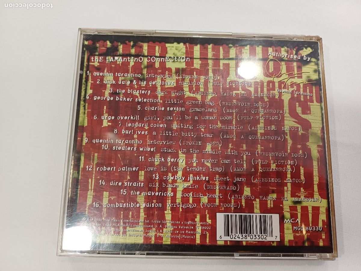 CDs de m&uacute;sica: THE TARANTINO CONNECTION/CD. - Foto 3