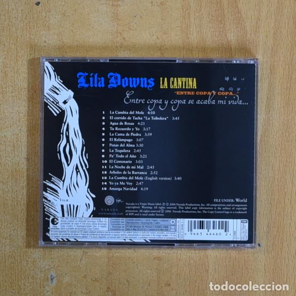 CDs de m&uacute;sica: LILA DOWNS - LA CANTINA ENTRE COPA Y COPA - CD - Foto 2