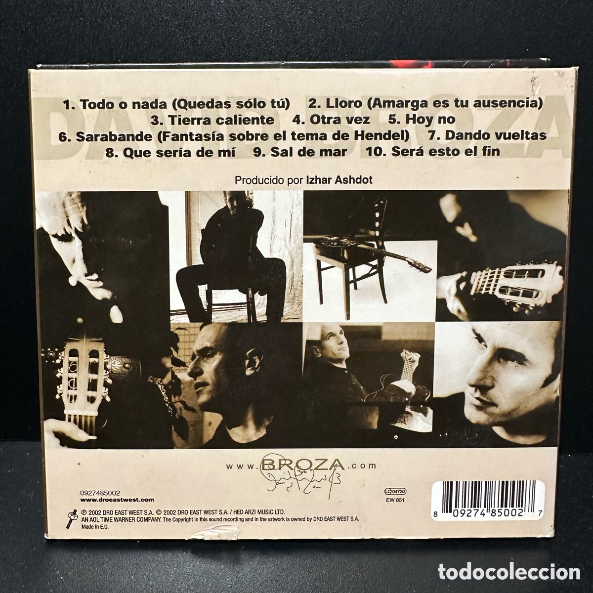 CDs de m&uacute;sica: David Broza - Todo O Nada (CD) - Foto 2