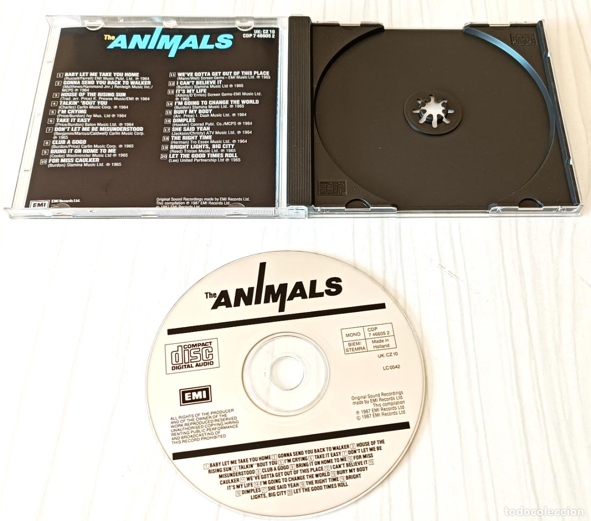 CDs de m&uacute;sica: CD THE ANIMALS - THE SINGLES PLUS MONO EMI EDIC .E. U. - 1987 - Foto 2