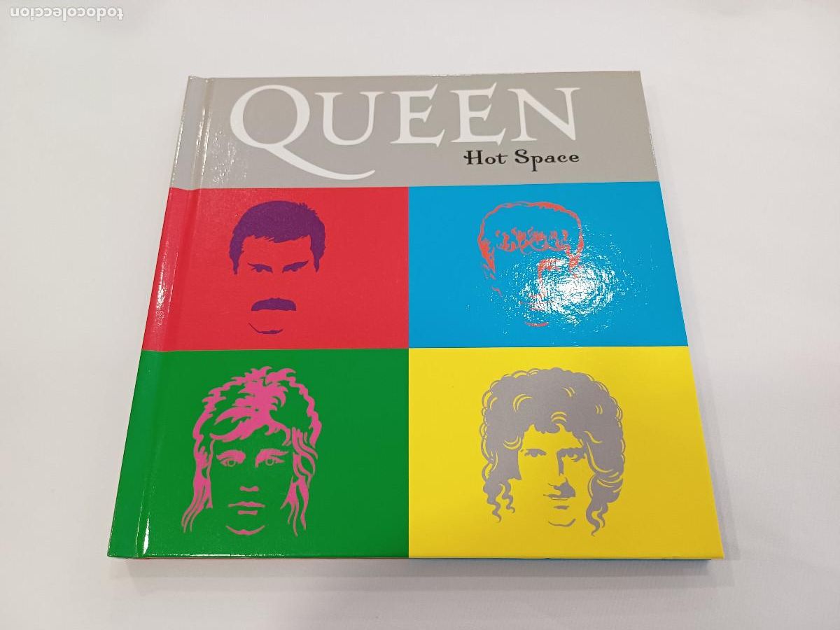 CDs de m&uacute;sica: QUEEN/HOT SPACE/CD LIBRO. - Foto 1