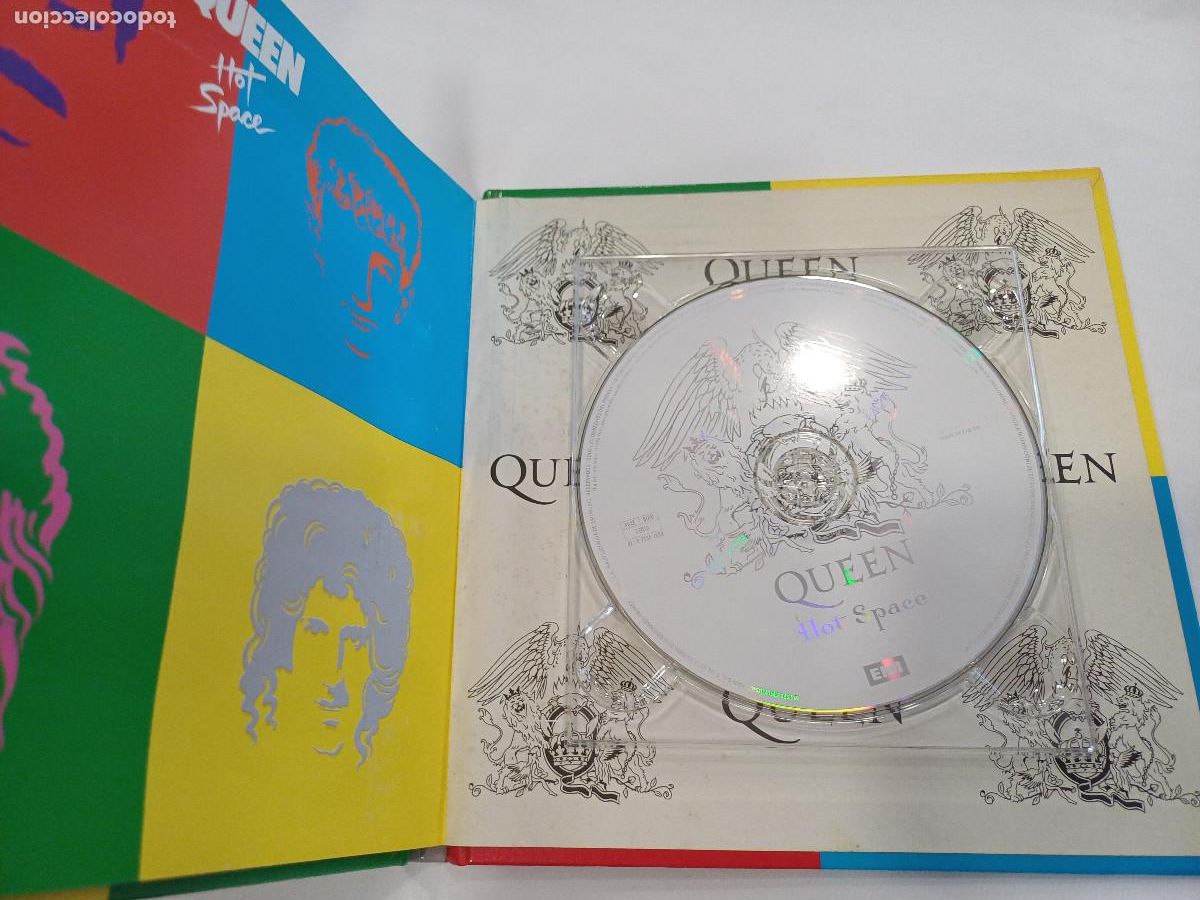 CDs de m&uacute;sica: QUEEN/HOT SPACE/CD LIBRO. - Foto 2