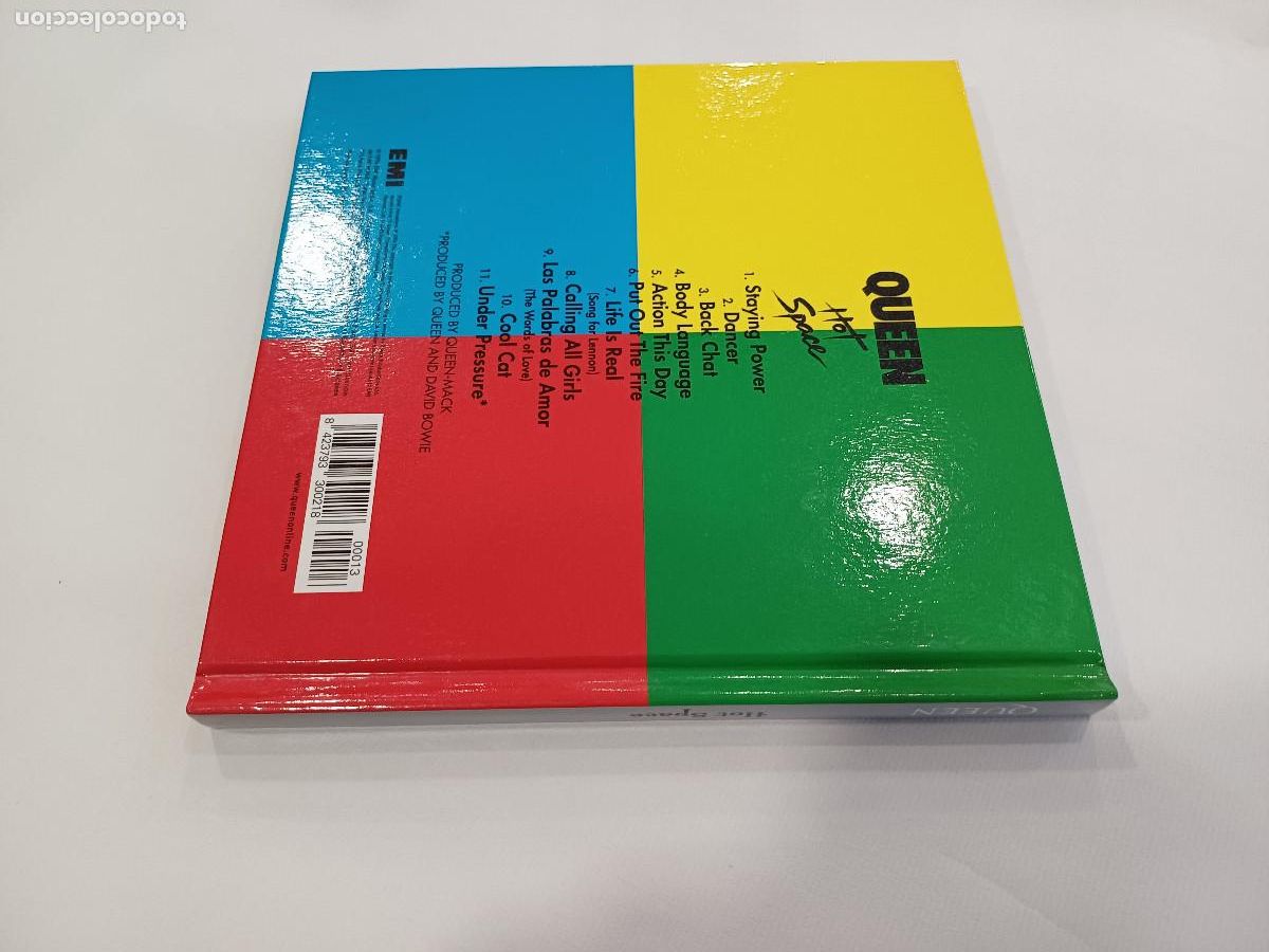 CDs de m&uacute;sica: QUEEN/HOT SPACE/CD LIBRO. - Foto 4