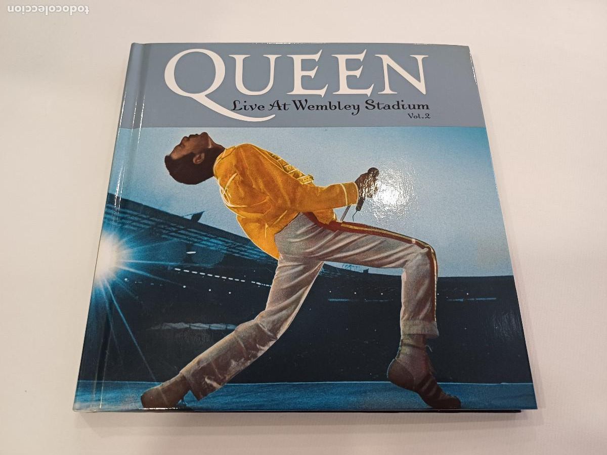CDs de m&uacute;sica: QUEEN/LIVE AT WENBLEY STADIUM VOL.2/CD LIBRO. - Foto 1