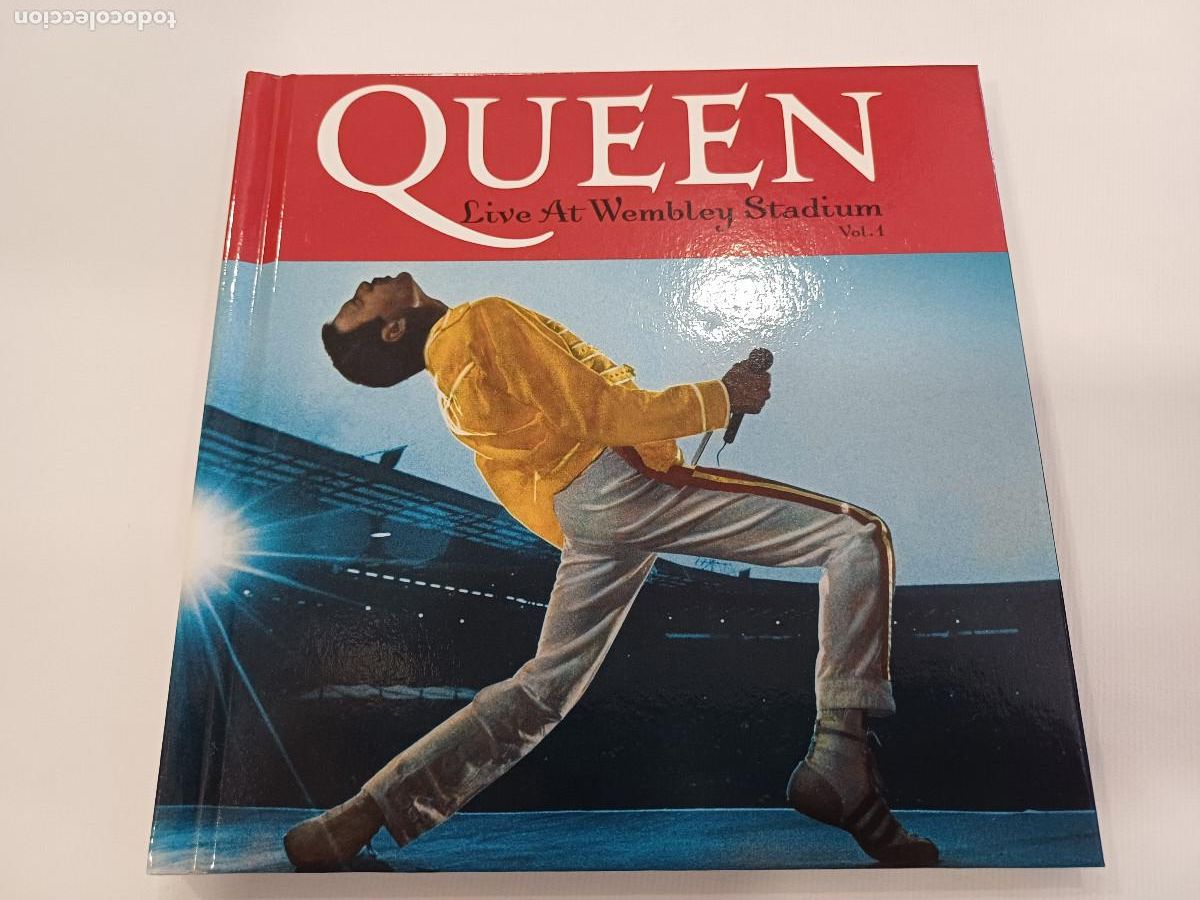 CDs de m&uacute;sica: QUEEN/LIVE AT WENBLEY STADIUM VOL.1/CD LIBRO. - Foto 1