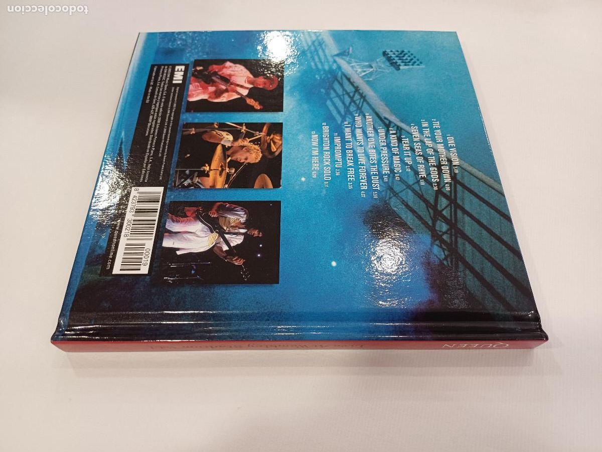CDs de m&uacute;sica: QUEEN/LIVE AT WENBLEY STADIUM VOL.1/CD LIBRO. - Foto 4