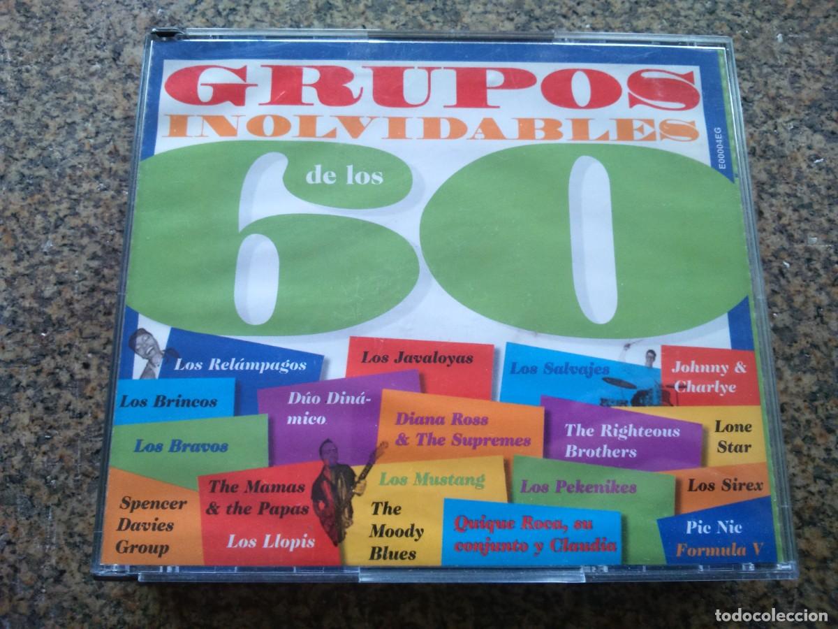 CDs de m&uacute;sica: CD -- GRUPOS INOLVIDABLES DE LOS 60 -- 4 CDS -- - Foto 1