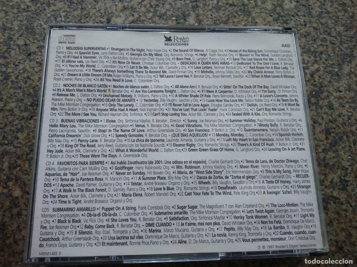 CDs de m&uacute;sica: CD -- RECORDANDO LOS 60S - LA MUSICA DE UNA DECADA -- 5 CDS -- - Foto 2