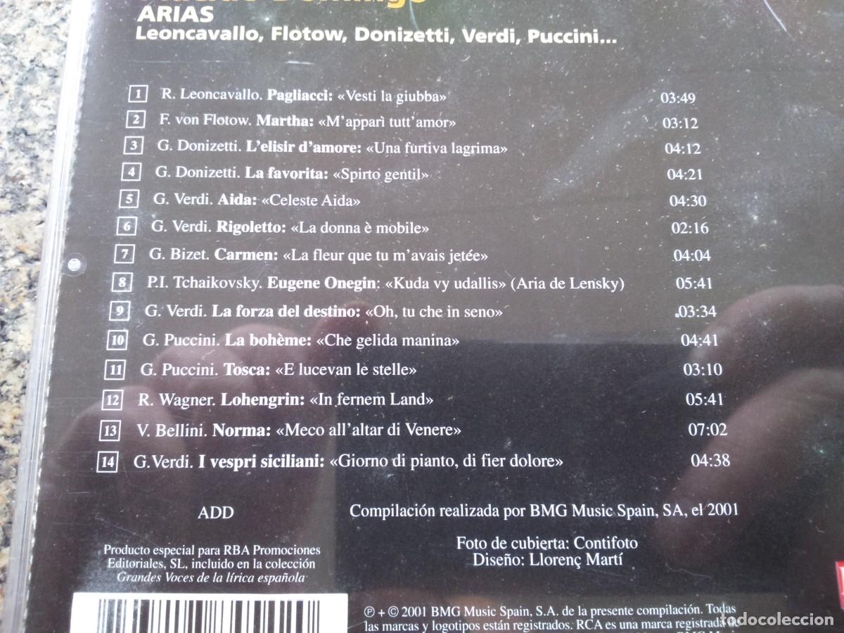 CDs de m&uacute;sica: CD -- PLACIDO DOMINGO -- ARIAS -- - Foto 2
