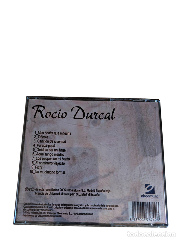 CDs de m&uacute;sica: SCD157 Rocio Durcal, exitos CD SEGUNDA MANO - Foto 2