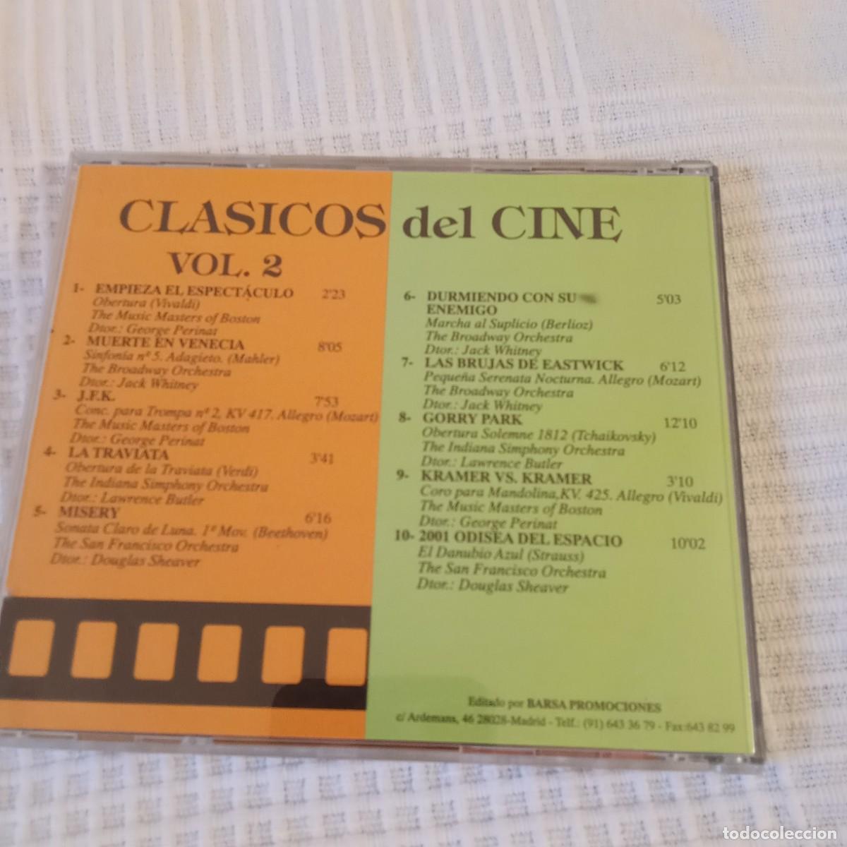 CDs de m&uacute;sica: CLASICOS DEL CINE VOLUMEN 2 - Foto 3