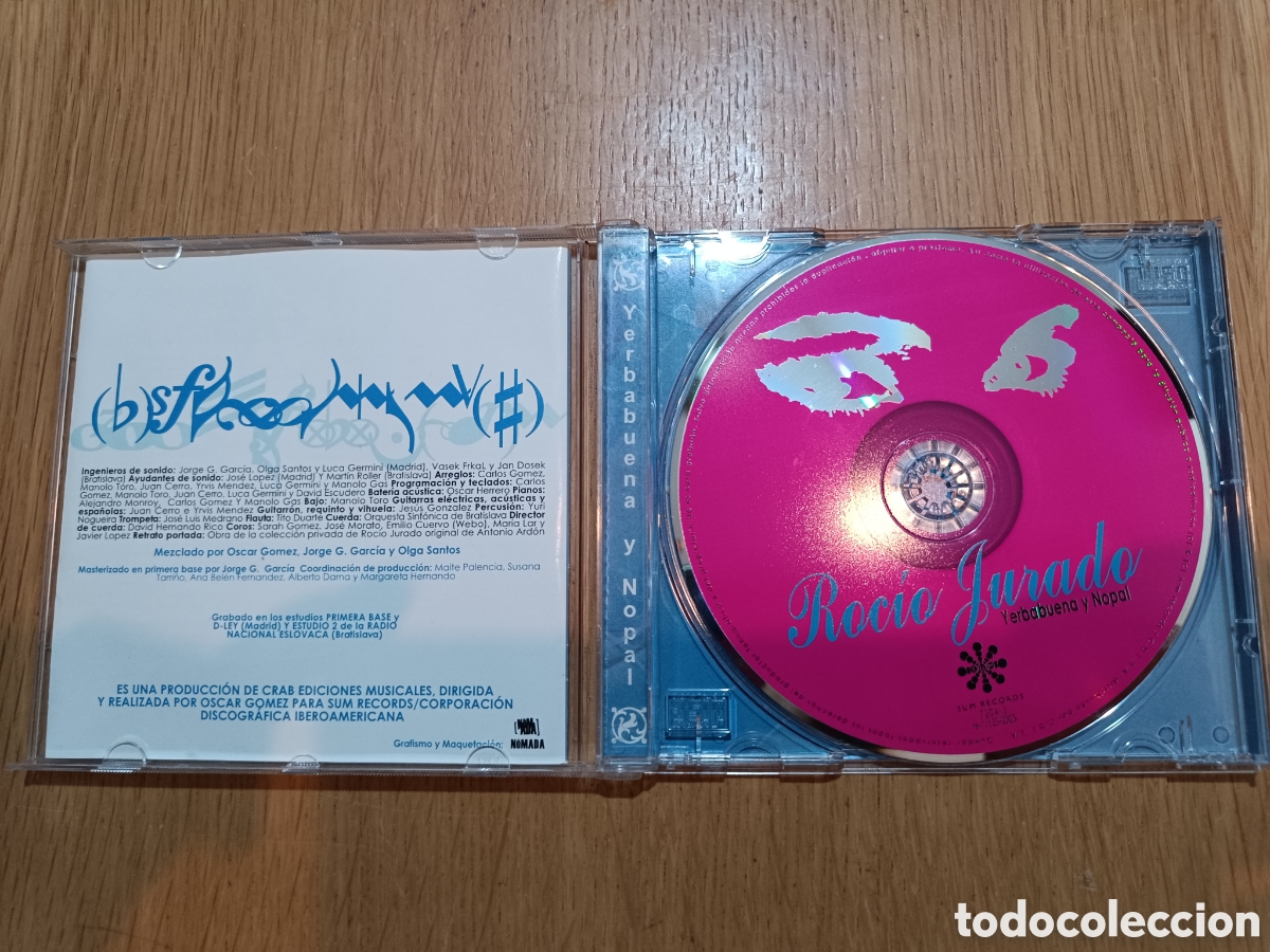 CDs de m&uacute;sica: Roc&iacute;o Jurado CD Yerbabuena Y Nopal - Foto 3