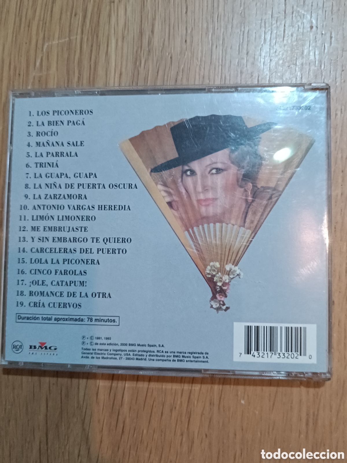 CDs de m&uacute;sica: Roc&iacute;o Jurado CD Canciones De Espa&ntilde;a - Foto 2