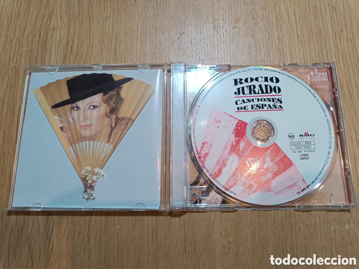 CDs de m&uacute;sica: Roc&iacute;o Jurado CD Canciones De Espa&ntilde;a - Foto 3