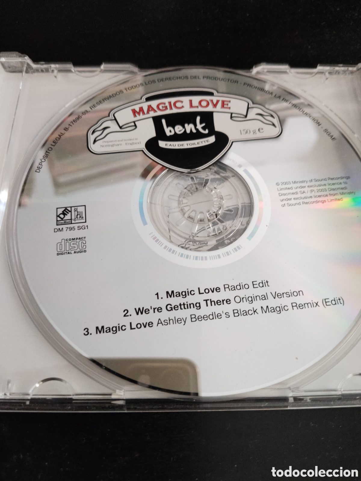 CDs de m&uacute;sica: Bent&nbsp;&ndash;&nbsp;Magic Love. Cd maxi single 2003 - Foto 2
